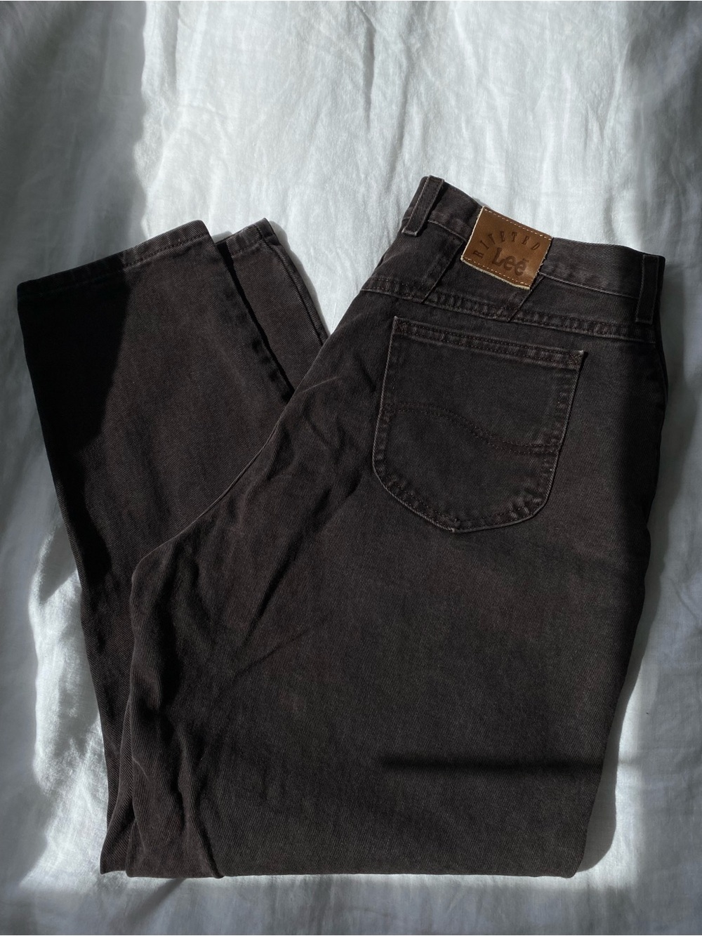 Lee Riveted Dark Brown Jeans
